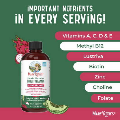 Liquid Morning Multivitamin + Hair Growth