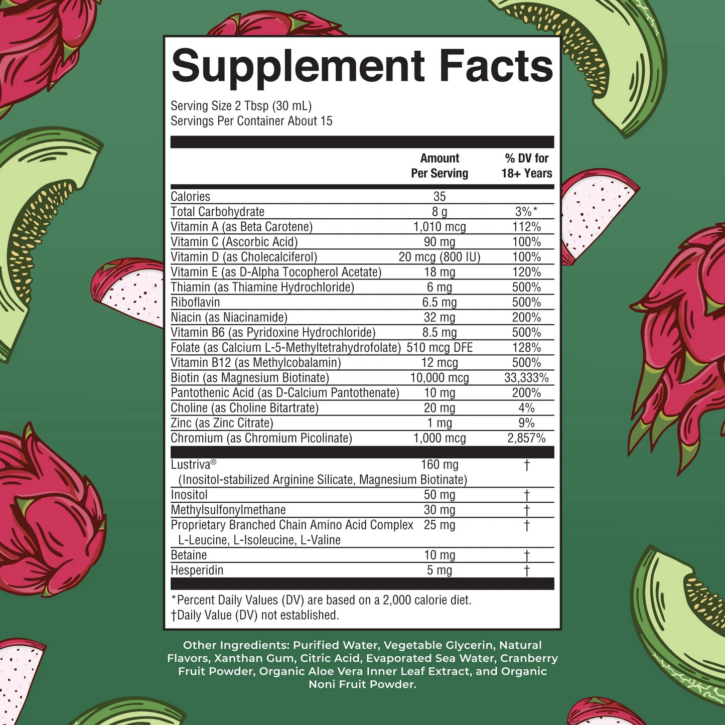 Liquid Morning Multivitamin + Hair Growth